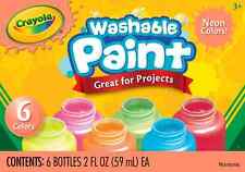 Crayola - Washable Paint - 6 Neon Colours
