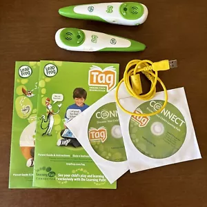 Lot of 2 Leap Frog Tag Reader Replacement Pens with Cable N2390 #80857 #81081 - Picture 1 of 7