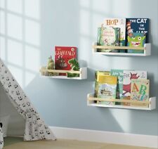 Wallniture Utah Wall Mount Nursery DÃ©cor Kids Bookshelf Floating Wall Shelves
