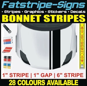 AUTOMOTORHAUBENSTREIFEN RACING VIPER VINYL GRAFIK AUFKLEBER UNIVERSAL PASSFORM ST - Bild 1 von 2