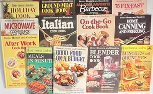 Lot of 13 Better Homes and Gardens Cookbooks 1960’s & 1970’s Vintage Books - Picture 1 of 15