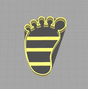 Baby Fußform Ausstecher Babyparty - Bild 1 von 1