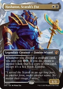 Hashaton, Pugno di Scarabeo (senza confini) (non foil) Aetherdrift MTG - Foto 1 di 1