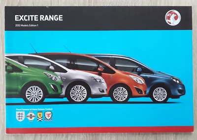 Vauxhall Excite Special Edition Range Brochure 2012 - Corsa Astra Meriva Zafira - Image 1 of 4