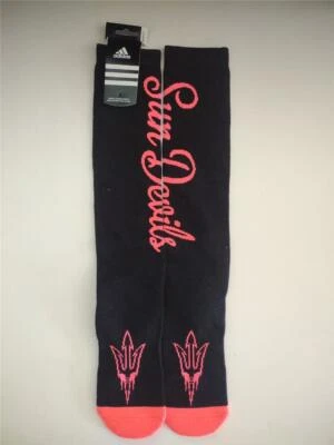 New Arizona State Sun Devils Womens Size OSFA Black Adidas Long Socks - Image 1 of 4