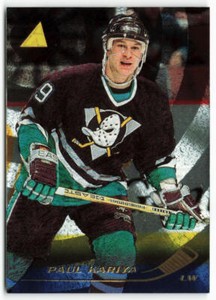 1995-96 Paul Kariya Pinnacle Rink Collection - Anaheim Mighty Ducks