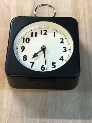 Black And Gold Analog Alarm Clock Office Desk Decor - Image 1 of 2