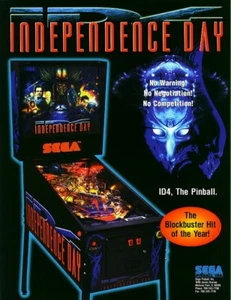Pinball ROM CPU SET (2 chips) Sega Independence Day ID4 upgrade - Picture 1 of 1