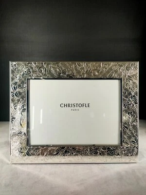 Christofle Jardin d' Eden, cornice foto 13X18cm placcata argento. - Immagine 1 di 4