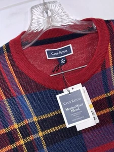 Merino Wool Blend Men’s Medium Sweater NWT  Club Room Fast Shipping! MED - Picture 1 of 3