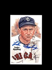 Luke Appling Signed Perez Steele Hall Of Fame Postcard  Autograph