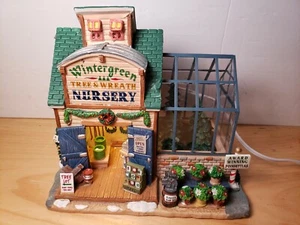 2012 COVENTRY COVE BY LEMAX Wintergreen Tree & Wreath Nursery House Lights Up  - Picture 1 of 11