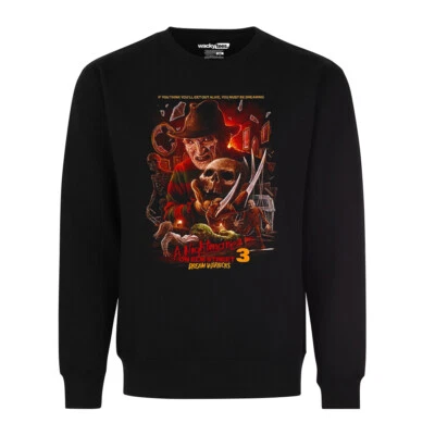Nightmare on Elm Street Dream Warriors Terror Horror Graphic Hoodie Sweater - Image 1 of 2
