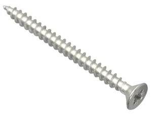 Forgefix - Multi-Purpose Pozi Screw CSK ST Stainless Steel 5.0 x 60mm Box 100 - Picture 1 of 1