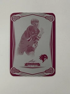 Ryan Terefenko 1/1 Magenta Printing Plate #83 2025 Leaf Lacrosse NLL - Picture 1 of 2