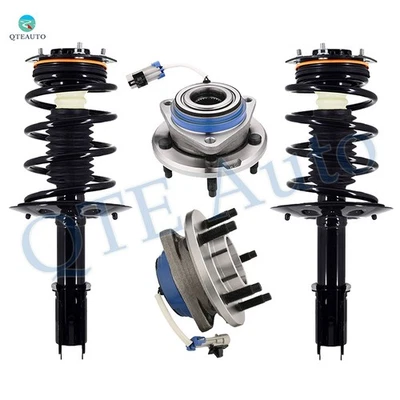 Juego de 4 cojinetes de cubo de rueda delantera - puntal rápido para Chevrolet Monte Carlo 2000-2007 Foto 1 de 4