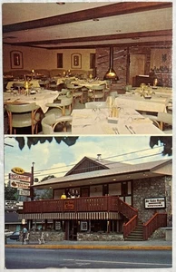 Vintage Postcard S & M Restaurant Gatlinburg Tennesse Sirloin Room - Picture 1 of 4