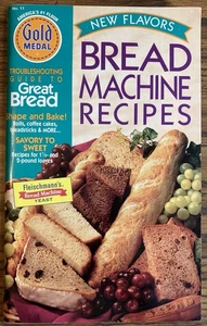 New Flavors Bread Machine Recipes Cook Book Rolls Coffee Cakes Betty Crocker - Picture 1 of 2