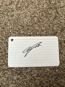 Ayoze Perez Signed Index Card - Picture 1 of 1