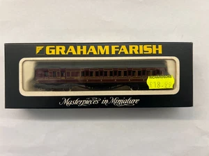 Graham Farish 0616 57ft Brake End Coach Sub. LMS (Crimson Lake). - Picture 1 of 3