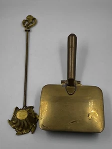 LOT OF 2 Vintage Portable Brass Ashtray & Flame Arrester - Picture 1 of 9