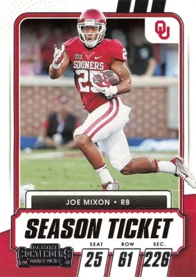 Joe Mixon #62 2021 Panini Contenders Draft Picks Oklahoma Sooners Football - Image 1 of 2