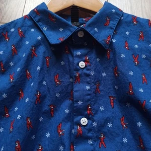 Angelo Litrico Herren Weihnachtsshirt Gr. L (41-42) 100% Baumwolle festlicher Druck - Bild 1 von 8