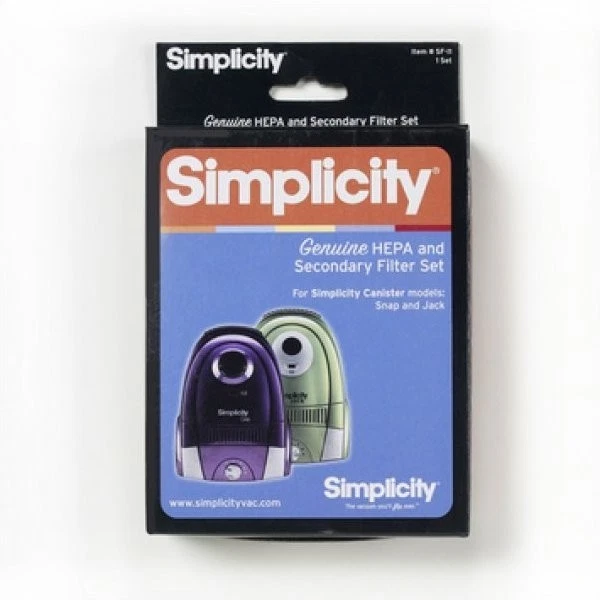 Комплект подлинных вакуумных фильтров Snap and Jack HEPA и Secondary Simplicity SF-I1 - Изображение 1 из 1