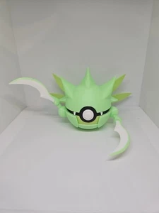 Pokemon TCG Shiny Scyther Inspired 3D Printed Pokeball Glows in Dark - Bild 1 von 4