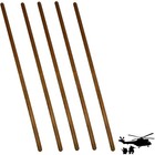 5 Stück Holz Rundstab  Holzstäbe Buchenholz 80cm lang stabil 2cm dick Rundstäbe