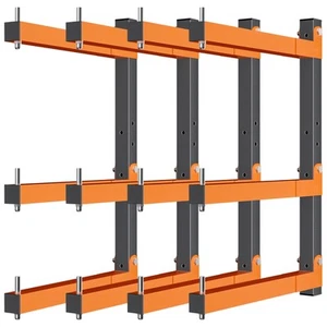 Lumber Storage Rack, Lumber Rack Wall Mount, Heavy Duty Wood Storage Racks With - Picture 1 of 7