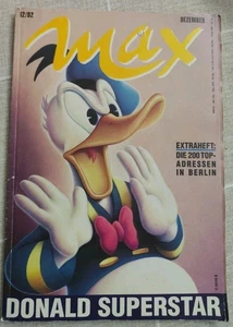 Max 12/92 Magazin,  Donald Duck Superstar,  Extra-Heft Berlin - Bild 1 von 4