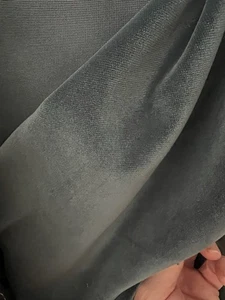 13 yds Maharam Tempo Ambience Dark Blue Gray Velvet Upholstery Fabric - Picture 1 of 3