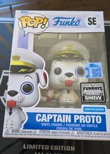 2025 Funko Pop Fundays Captain Proto Dog Show Sticker aus Hollywood /2500 - Bild 1 von 2