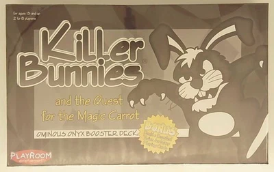 Killer Bunnies Quest for the Magic Carrot Ominous Onyx Expansión PLE 49100 Foto 1 de 2