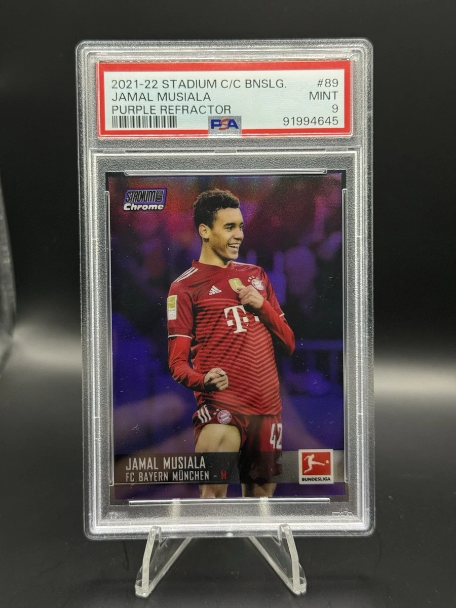 2021-22 Topps Stadium Club Chrome Bundesliga Jamal Musiala #89 for