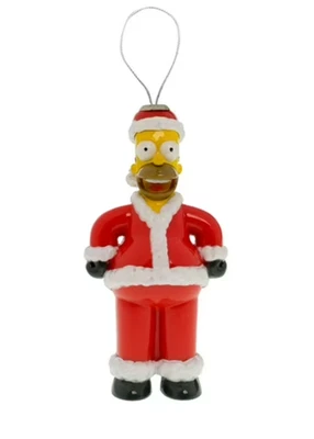 Los Simpson Homero Simpson Papá Noel 4" Adorno de Navidad Ruz Siglo XX Foto 1 de 4