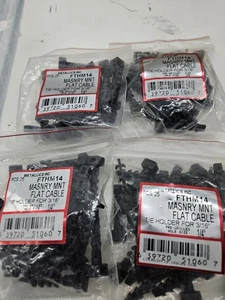 Maurerhalterung Flachkabelbinder Halter für 3/16" vorgebohrt 1/4" Menge 100  - Bild 1 von 1