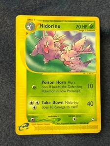 Nidorino Uncommon Aquapolis 055/147 - Picture 1 of 2