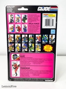 G.I JOE - SLICE - UNCUT FILE CARD - Original Canadian Version Vintage Cobra - Picture 1 of 3