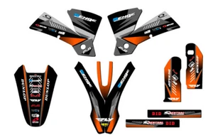 2002 SX SURGE Black Senge Graphics Kit Compatible with KTM - Picture 1 of 10
