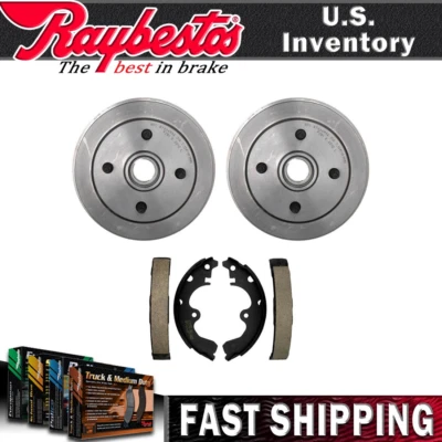 Raybestos Rear Kit Brake Drums & Brake Shoes For Toyota Paseo 1992 Foto 1 de 4