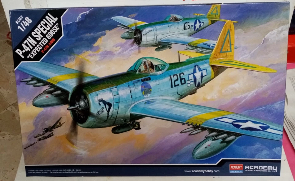 P-47N "Expected Goose" - Academy 12281 skala 1/48