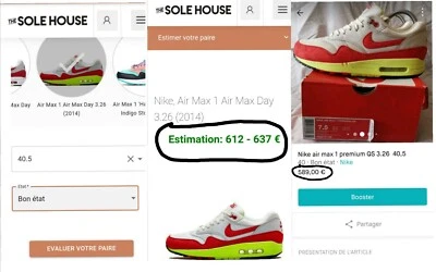 NIKE AIR MAX 1 Premium QS 3.26  665873 106   UK6,5/US 7,5 /EU 40,5   - Photo 1/4