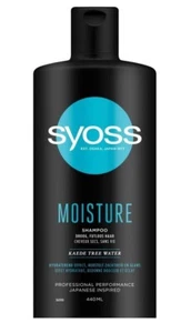 12,80€/L- 6x Syoss Shampoo Men - Moisture - trockenes / kraftloses Haar- 440ml - Bild 1 von 1