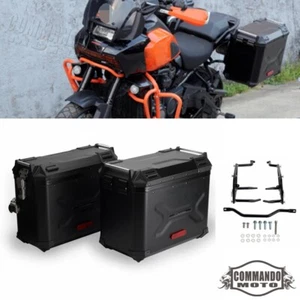 Aluminum Side Case + Mounts For Harley Pan America 1250 RA1250 RA1250S 2021-2025 - Imagen 1 de 12