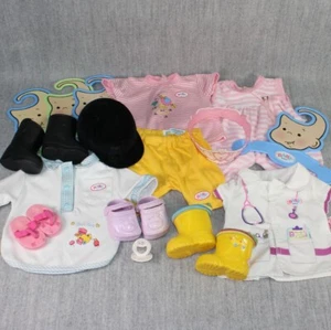 BABY BORN Zapf Creation Vintage Doll Clothes Shoes Acc. 2000s Version Mixed Lot - Bild 1 von 20