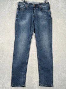 Diesel Jeans Mens 29x32 (Actual 30x31) Blue Denim Larkee BEEX Slim Tapered - Picture 1 of 11