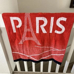 ROLAND GARROS PARIS PLAYER TENNIS TOWEL NEW WITHOUT TAGS - Picture 1 of 6