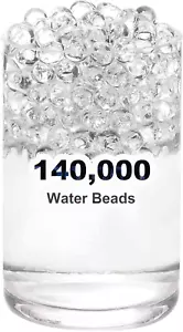 FALAMON 140.000 klare Wassergelperlen, Wassergelperlen für Vasenfüller, Weihnachten - Bild 1 von 12